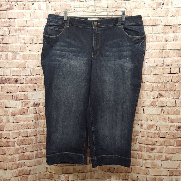 Fashion Bug Denim - Fashion Bug Capris Size 20W